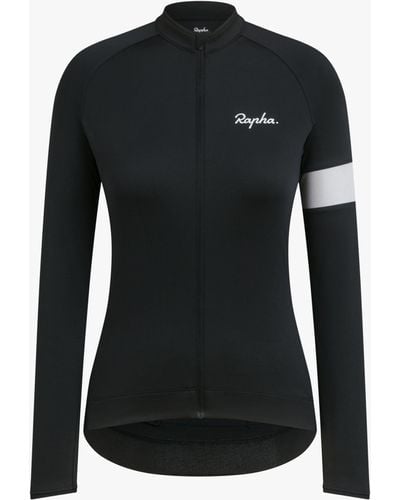 Rapha Core Jersey Long Sleeve Cycling Top - Black