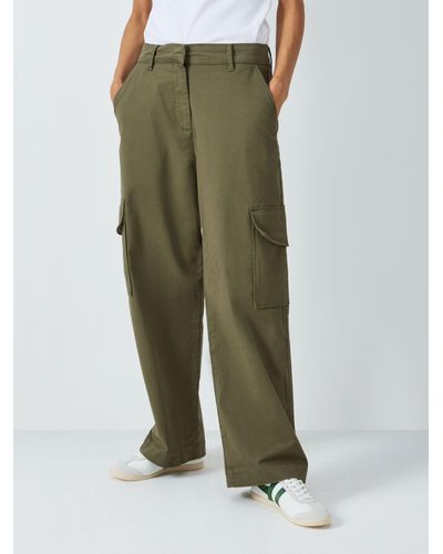 John Lewis Cargo Trousers - Green