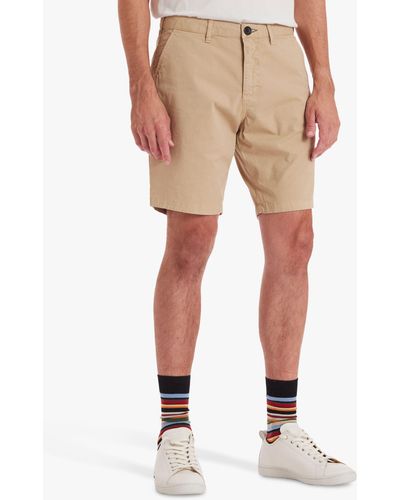 Paul Smith Mens Shorts Chino - Add To 110343982 When Imagery Is Added - Natural