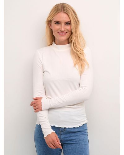 Turtleneck t shop shirt white