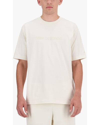 New Balance Shifted Printed T-shirt - White