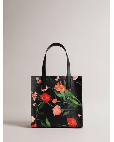 Ted Baker Fleucon Floral Print Small Icon Tote Bag - Multicolour