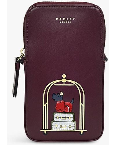 Radley Bellboy Medium Phone Cross Body Bag - Purple