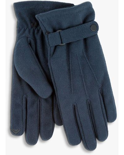 Totes Fleece Smartouch Gloves - Blue