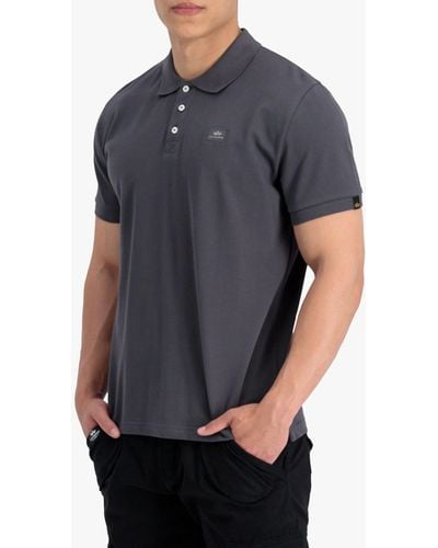 Alpha Industries X-fit Polo Shirt - Grey
