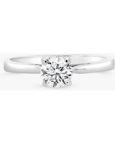 Milton & Humble Jewellery Second Hand 18ct White Gold Solitaire Diamond Ring