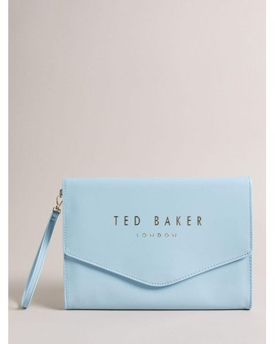 Ted Baker Crinkie Crinkle Icon Pouch - Blue