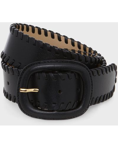 Hobbs Savannah Leather Belt - Black