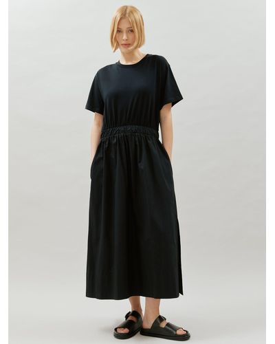 Albaray T-shirt Midi Dress - Black