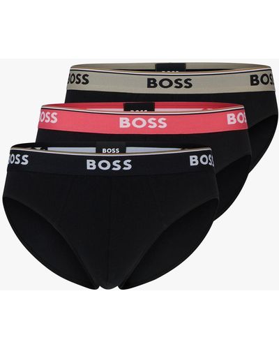 BOSS Boss Stretch Stretch Power Briefs - Black