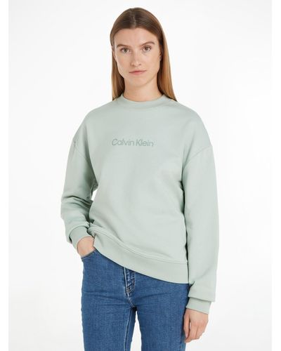 Calvin Klein Logo Sweatshirt - Blue