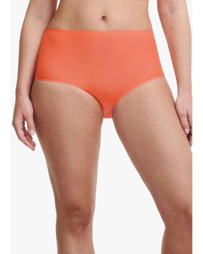 Chantelle Soft Stretch High Waisted Knickers - Orange