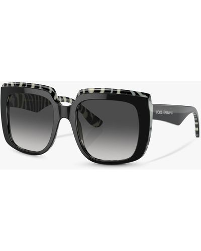 Dolce & Gabbana Dg4414 Square Sunglasses - Black