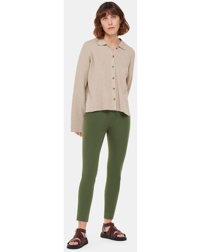 Whistles Petite Super Stretch Trousers - Natural