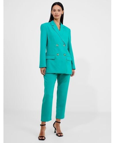 French Connection Double Breasted Blazer - Blue