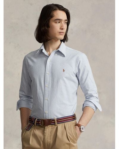 Ralph Lauren Polo Tailored Fit Tattersall Oxford Check Shirt in