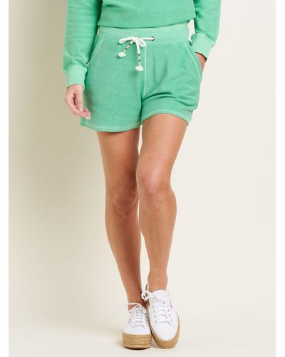 Brakeburn Seafoam Cotton Shorts - Green