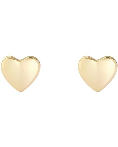 Ted Baker Harly Tiny Heart Stud Earrings - Natural