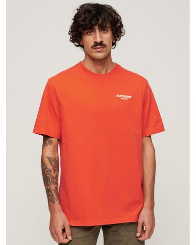 Superdry Luxury Sport Loose Fit T-shirt - Red