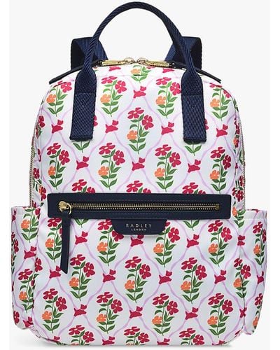 Radley Carousel Floral Backpack - Blue