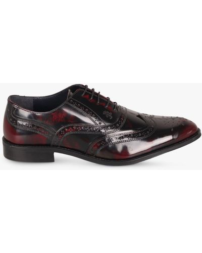 Silver Street London Amen Collection Kilkenny Patent Leather Brogues - White