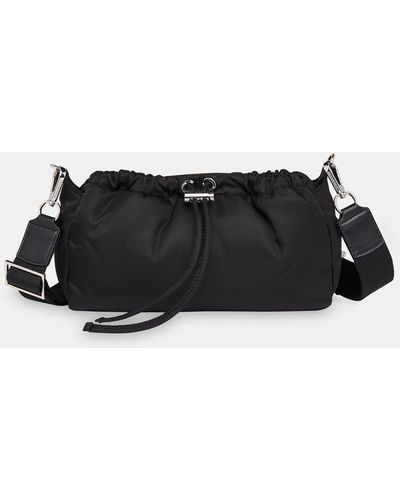 Whistles Benny Drawstring Crossbody Bag - Black