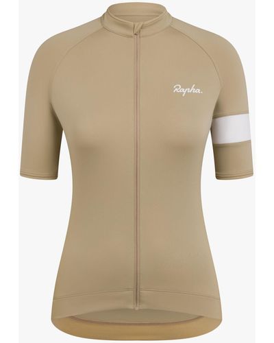 Rapha Core Jersey Short Sleeve Cycling Top - Natural