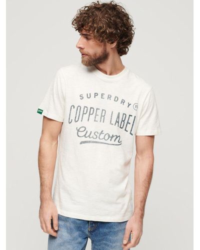 Superdry Label Workwear T-shirt - White