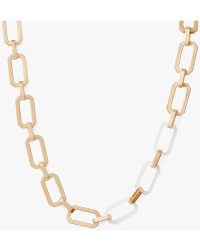 AllSaints Chunky Link Toggle Necklace - Natural