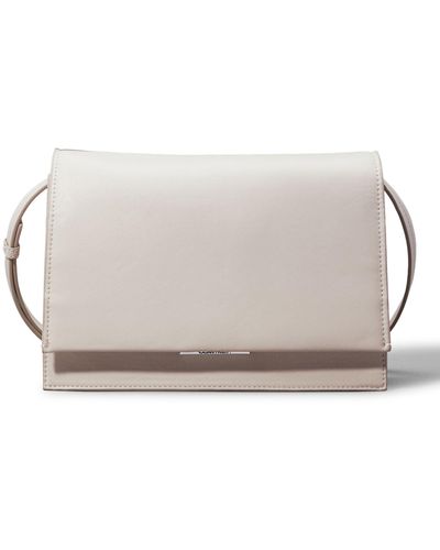 Calvin Klein Linear Shoulder Bag - Grey