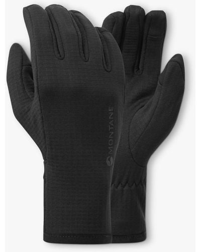 MONTANÉ Protium Stretch Fleece Gloves - Black