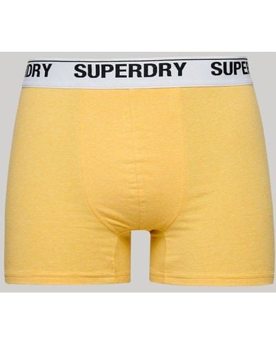 Superdry Organic Cotton Boxers - Yellow