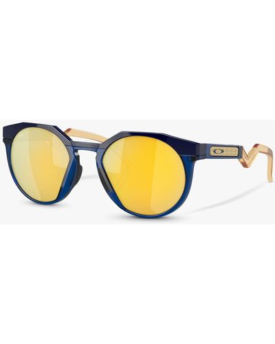 Oakley Oo9242 Polarised Round Sunglasses - Metallic