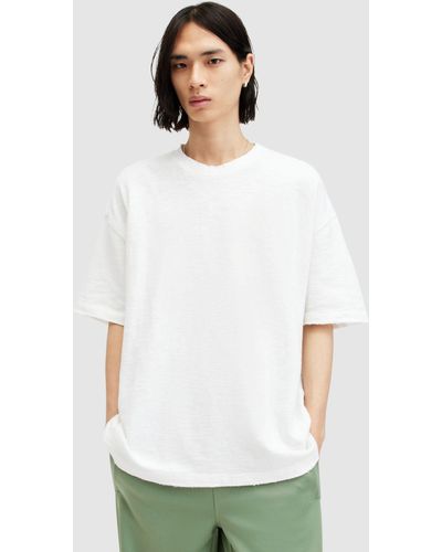 AllSaints Aspen Oversized Short Sleeve T-shirt - White