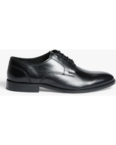 John Lewis Slim Derby Shoes - Black