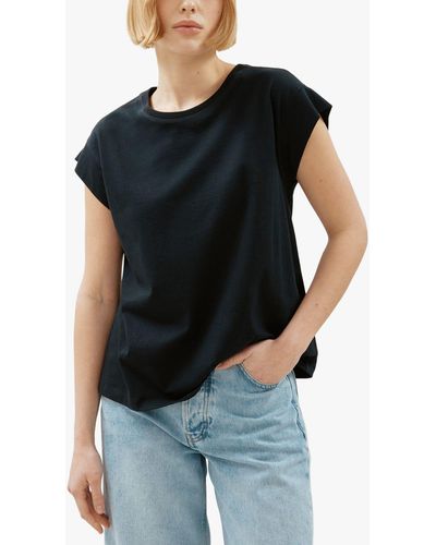 Albaray Extended Shoulder T-shirt - Black