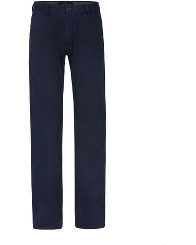 Joop! Steen Cotton Blend Chino Trousers - Blue