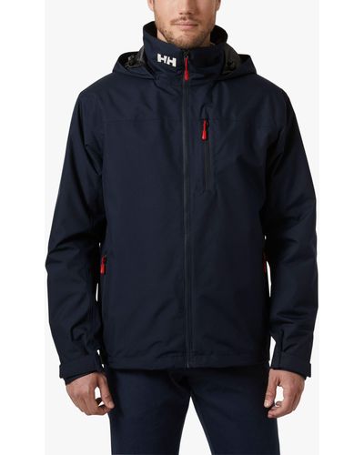 Helly Hansen Crew Hooded Midlayer Jacket - Blue