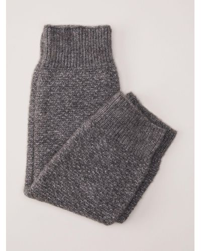 Phase Eight Knitted Leg Warmers - Grey