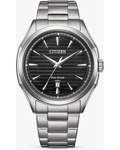 Citizen Ring Solar Eco-drive Bracelet Strap Watch - Metallic