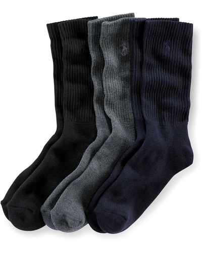 Ralph Lauren Polo Cotton Rich Socks - Black