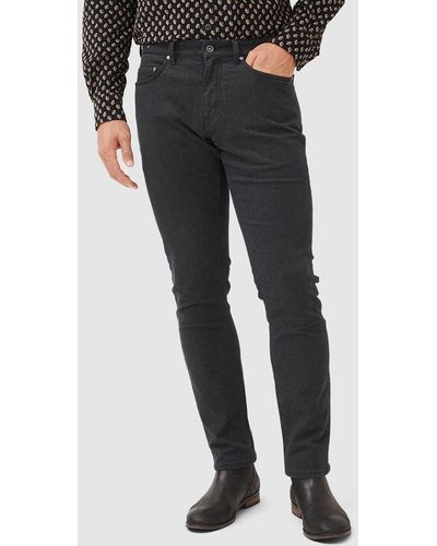 Rodd & Gunn Motion Melange Straight Fit Jeans - Black