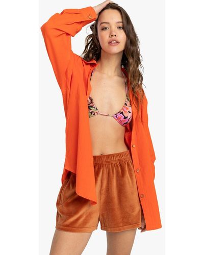 Billabong Swell Beach Shirt - Orange