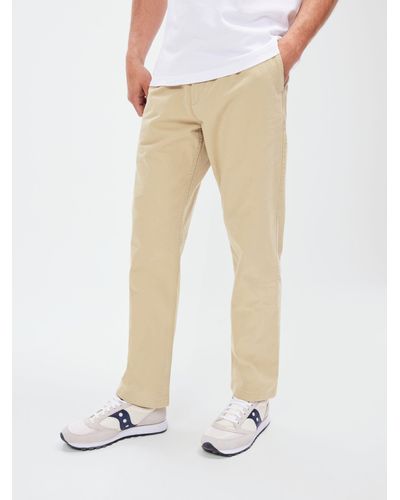 John Lewis Relaxed Fit Cotton Chinos - Natural