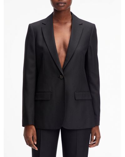 Calvin Klein Essential Single Breasted Blazer - Black