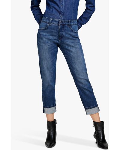 Sisley Lima Slim Fit Carrot Leg Jeans - Blue