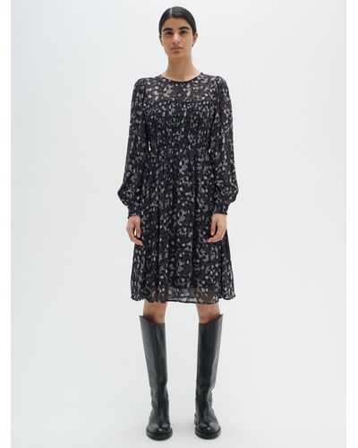 Inwear Fahima Long Sleeve Mini Dress - Black