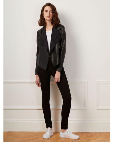 French Connection Stephanie Waterfall Jacket - Black