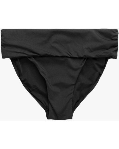 Panos Emporio Chara Fold Over Bikini Brief - Black