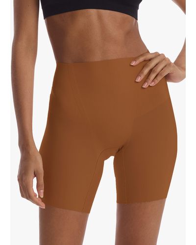 Commando Zone Smoothing Seamless Shorts - Brown